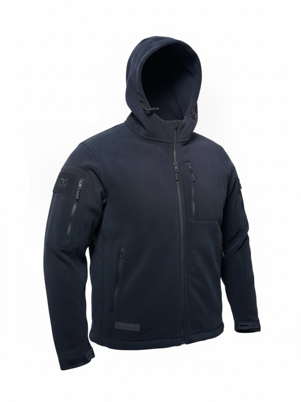 BÆRSkin Tactical Hoodie 2XL Black Full Zip Fleece Utility Jacket NWT